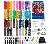 550 Paracord Combo Kit with Instruction Book - 36 Colors Multifunction Paracord Ropes and Complete Accessories for Making Paracord Bracelets, Lanyards, Dog Collars (36Colors C)