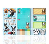 550 Sheets Sticky Notes Set, German Shepherd Sticky Notes, Cute Dog Shaped Sticky Notes, Self Adhesive Notes Pads, Cartoon Dog Writing Memo Pads, Back to School Gifts for Students