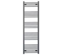 550 x 1500 mm Anthracite Grey Heated Bathroom Towel Rail Radiator For Central Heating Elegant Designer In UK