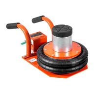 5500lbs 3 Ton Double Bag Air Jack Pneumatic Jack with Heightened Column Adjustable Trolley Jack Stands Heavy Duty Air Lift Jack for Sedan Car Repair Garage Tool Flat Portable Slot Vehicle Cars, SUV