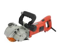 5500W Wall Chaser Machine, Adjustable 1.61in Depth & 1.65in Width, Dual Dust Removal, Pure Copper Motor, Concrete Brick Wall Groove Cutting Tool with Water Pump & Case