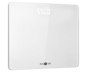 550lb Scale for Body Weight with Ultra-Wide Platform and Large LED Bezel-Less Display, Accurate High Precision Digital Bathroom Scale with Extra-High Capacity