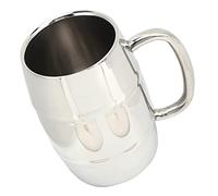550ML Stainless Steel Beer Mug, Large Whiskey Barrel Cup for Hot & Cold Drinks, Ideal Holiday