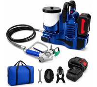 550w Cordless Paint Sprayer-1.2l/2 Battery-Handheld&Belt 2-Ways Blue