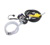 550W Diesel Transfer Pump, 60L/min 230V Electric Fuel Pump with Self-Priming Rubber Outlet Hose & Auto-Stop Oil Gun for Farm Vehicle Tractor Barrel, Cast Iron