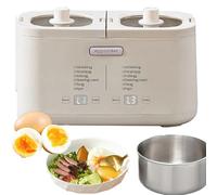 550w Egg Boiler, Durable Kitchen Electric Egg Cooker, 6 Cooking Modes，24-Hour Smart Reservation，PP Material with Stainless Steel Steaming Bowl, Heat - Resistant Handle, for Home Use