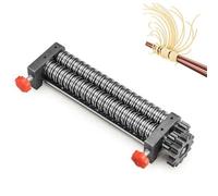 550W Heavy Duty Automatic Noodle Machine, 2-in-1 Electric Pasta Maker & Dough Roller with Dual Blade for Restaurant & Home Commercial Use