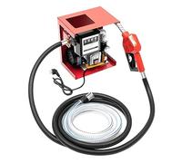 550W Oil Diesel Transfer Pump- DC 220V Electric Fuel Transfer Pump 60L/min Portable Diesel Oil Transfer Pump Self Priming Oil Extractor Pump with Hoses for Cars Trucks Motorcycle Caravan Boats