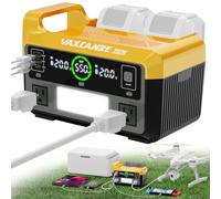 550W Power Inverter for Dewalt 20V DC 20V to AC 110V Pure Sine Wave Portable Power Station with 2 USB Ports and 1 AC Outlet and 1 Type-C Fast Charging, Battery Adapter with