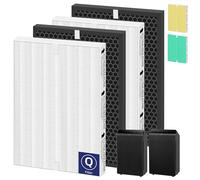 5510 5520 HEPA Air Purifier Filter Q Replacement for Winix 5510 5520 Plasmawave Air Purifier H13 True HEPA Carbon Filter,# 1712-0123-00,2 Set
