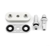551121-6AN Aluminum Adapter Plate for Transmission Cooler Line Routing on For 6L80E For 6L90E For 8L90E Automatic Transmissions