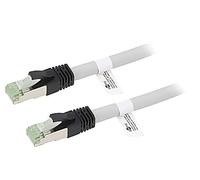 55142 Patch cord S/FTP Cat 8.1 Line Cu LSZH grey 15m 24AWG cores: 8 Goobay
