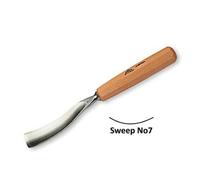 551620 Stubai 20mm No7 Sweep Bent Wood Carving Gouge