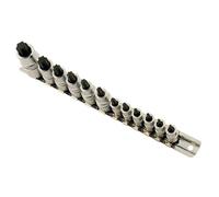 Laser Stubby Star Socket Bit Set 5521 – 1/4"D, 3/8"D, 1/2"D – 12pc
