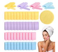 552Pcs compressed facial sponges for estheticians Disposable Round Face Wash Sponge, Face Sponges for Cleansing and Exfoliating Spa Facial Pads for Women Beauty Makeup Removal Supplies