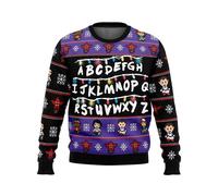 (55464, S) Stranger Things Ugly Christmas Sweater Christmas Sweater Gift Santa Claus Pullover Men 3d Sweatshirt And Top Autumn And Winter C