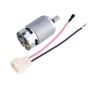 555 24V Electric Motor DL 555-C 200W High Speed High Torque Replacement Gearmotor Compatible with Ride On Electric Cars with Gear and Wire(555 24V 30000 10T)