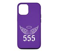 555 Angel Number, Wings & Halo-Spiritual Numerology Case for iPhone 12/12 Pro