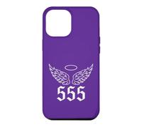555 Angel Number, Wings & Halo-Spiritual Numerology Case for iPhone 12 Pro Max