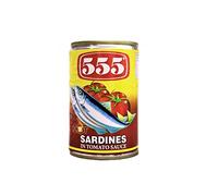 555 Sardines in Hot and Tomato Sauce