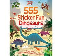555 Sticker Fun – Dinosaurs Activity Book – Age 5+ – Mini Stickers