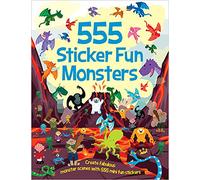 555 Sticker Fun: Monsters