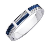 555Jewelry 14MM Wide Stainless Steel Bracelets for Men Wire Twisted Cable Bracelet Chain Link Cable Wrist Cuff Bangles for Men Jewelry Armband, Stainless Steel, no gemstone