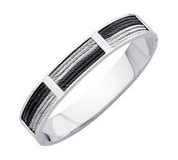 555Jewelry 14MM Wide Stainless Steel Bracelets for Men Wire Twisted Cable Bracelet Chain Link Cable Wrist Cuff Bangles for Men Jewelry Armband, Stainless Steel, no gemstone