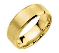 555Jewelry Stainless Steel Rings for Women Mens Wedding Band Matte Brushed or High Polished Wedding Band for Man Plain Dome Mens Rings US Size 7.5-12, Stainless Steel, No Gemstone