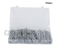 555pcs Cotter Pin Assortment Kit Split Pins