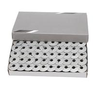 55623A Oxidized Slotted Aluminum Sewing Machine Bobbins, Metal Sewing Bobbins with Grooved Design for Industrial Flatbed Machines, White Color Thread Monitoring Compatible