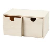 55765 Create Craft - 2 Drawer Box plywood 1pc