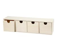 55766 Create Craft - 4 Drawer Box plywood 1pc