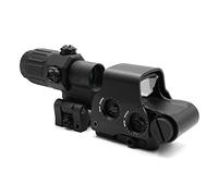 558 Red Green Dot Sight And G33 3X Magnifier Combo With QD Mount,Quick Release,Optical Holographic Reflect Sight,20 Levels Of Brightness Adjustment,Multi-Coated Lenses,CNC Aluminium,Black