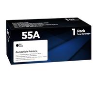 55A Black High Yield Toner Cartridge Compatible for HP 55A CE255A 55X | 55A Toner Work wtih HP Laser Jet P3015 P3015dn P3015d P3015x Pro 500 MFP M521dn M521dw M521 M525 Printer