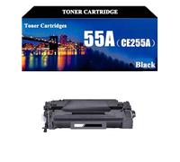 55A Toner Cartridge Compatible Replacement for HP 55A CE255A Toner Cartridge Black High Yield Ink with Chip with HP M525DN M525C P3011 P3015 P3015D P3015N Printer(1-Pack,Black-1 pack