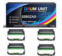 55B0ZA0 Drum Unit Compatible for Lexmark 55B0ZA0 High Yield 40000pages Work with MX331 MS331 MS331dn MX331adn MX431 MS431 MX431adn MX431adw MS431dn MS431dw MX432adwe Printers