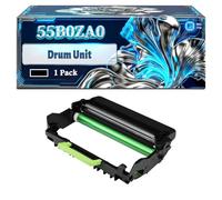 55B0ZA0 Drum Unit Compatible for Lexmark B3340DW MS331DN MX431ADN B3442DW MS431DN MX432ADWE MB3442ADW MS431DW MB3442I MX331ADN Printers, With Chip Large Capacity 50000 Pages (1 Pack Black)