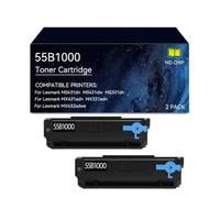 55B1000 Toner Cartridge for Lexmark Black Toner, no Chip, 3,000 Page-Yield | Replacement for Lexmark 55B1000 Toner Cartridges for MS431dn MS431dw MX431adn MX432adwe MS331dn MX331adn Printer(2 pack)