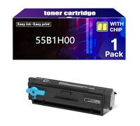 55B1H00 Toner Cartridge with Chip Replacement for Lexmark 55B1H00 55B1000 Compatible for Lexmark MS431dn dw MX431adn MX432adwe MS331dn MX331adn Printer,Black-1 Pack