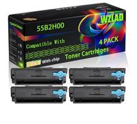 55B2H00 Compatible for Lexmark Toner Cartridges with Chip MS331dn MX432ADWE MS431dn MX331adn Printers (4 Pack Black)