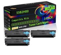 55B2H00 Compatible for Lexmark Toner Cartridges with Chip MS331dn MX432ADWE MS431dn MX331adn Printers (3 Pack Black)