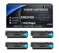 55B2H00 Toner Cartridge with Chip Compatible for Lexmark 55B2H00 15000pages Work with MX331 MS331 MS331dn MX331adn MX431 MS431 MX431adn MX431adw MS431dn MS431dw MX432adwe Printers