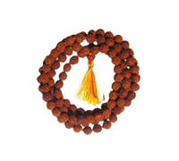 55Carat 5 Mukhi Panch Mukhi Original Rudraksha Jaap Mala with Lab Certificate (6MM) 108+1 Beads Perfect for Pooja, Astrology, Protection, Meditation & Spiritual Wellness for Men, Women,