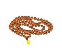 55Carat 7 Mukhi Rudraksha Mala (14MM) 108 Beads Helps in Bringing Wealth & Prosperity Natural, Certified & Astrologically Beneficial,Design for Positive for Men & Women