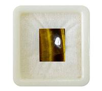 55Carat Calibrated Loose Gemstone Tiger Eye Rectangle Shape Chakra Healing Cabochon June Birthstone Aries Zodiac Astronomy and Astrology Sign Jewelry Making Gemstone Eight CT
