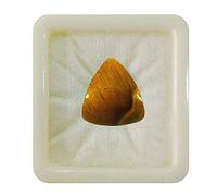 55Carat Calibrated Loose Gemstone Tiger Eye Trillion Shape Chakra Healing Cabochon June Birthstone Aries Zodiac Astronomy and Astrology Sign Jewelry Making Gemstone Eight CT