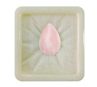 55Carat Calibrated Natural Pink Carnelian Loose Gemstone Pear Shape Eight Ct Cabochon Chakra Healing Birthstone Cancer Zodiac Astronomy and Astrology Sign Jewelry Making Gemstone