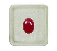 55carat Calibrated Natural Ruby Loose Gemstone Oval Shape Chakra Healing Cabochon Birthstone Cancer Zodiac Astronomy and Astrology Sign Jewelry Making Gemstone 8 Carat