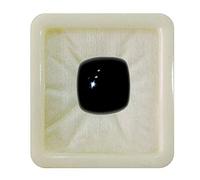 55Carat Natural Certified Black Onyx Loose Gemstone 6.59 Carat Square Cushion Rashi Ratan Gems Making Astrology Healing Real Semi Precious Perfect